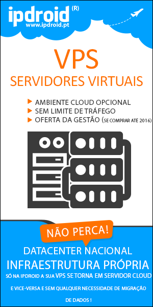 Servidores Virtuais Ipdroid - Sólidos como uma rocha, rápidos como um foguete!